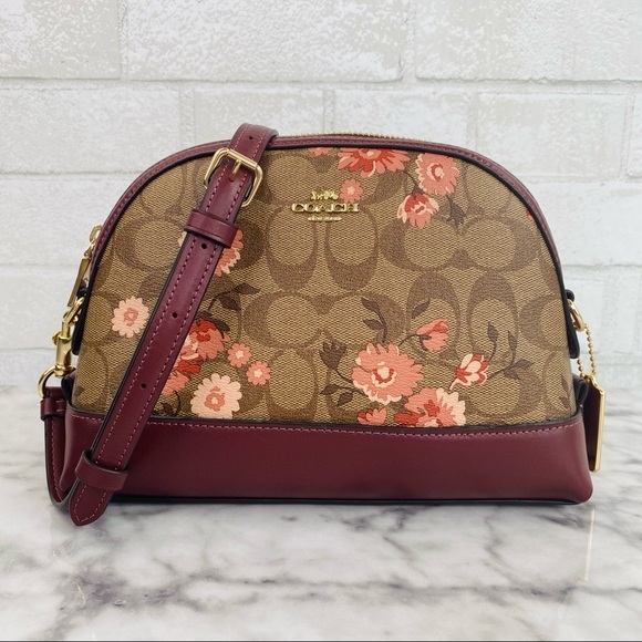 Coach Handbags - Coach Dome Crossbody Prairie Daisy Cluster Print